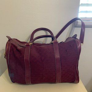 Gucci Vintage Web Boston Bag GG Canvas